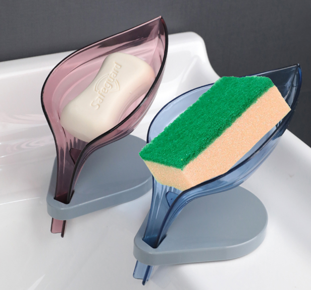 Soap Holder Sink Sponge Drain Box Creative Suction Cup
